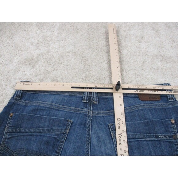 Mavi Jeans Mens 38 Blue Matt Relaxed Straight Leg Medium Wash Denim 38x33 - Picture 10 of 12